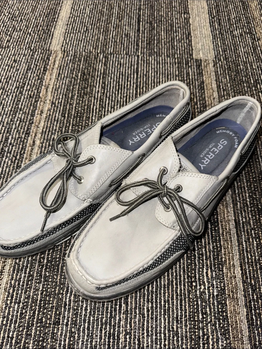 Sperry Men's Light Gray Boat Shoes